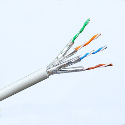 Cat6A FTP 10gb 이더넷 네트워크 케이블 OD 6.2 밀리미터 BC 0.58 밀리미터