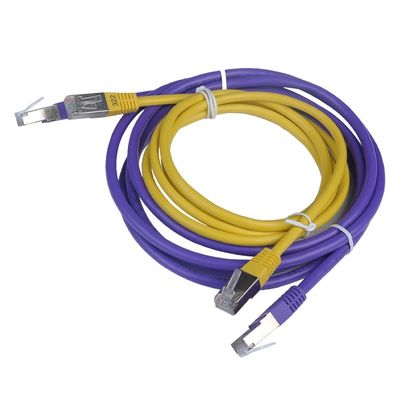 Customized 1m Cat6 Patch Cord 8 Core Cat6 STP Ethernet Cable