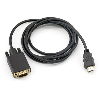 HDMI TO VGA HD 어댑터 1.8m 노트북-프로젝터 변환기 케이블